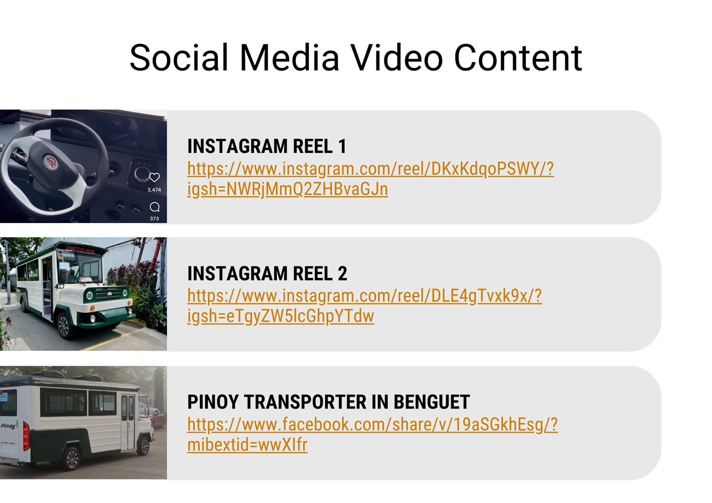 PINOY Transporter