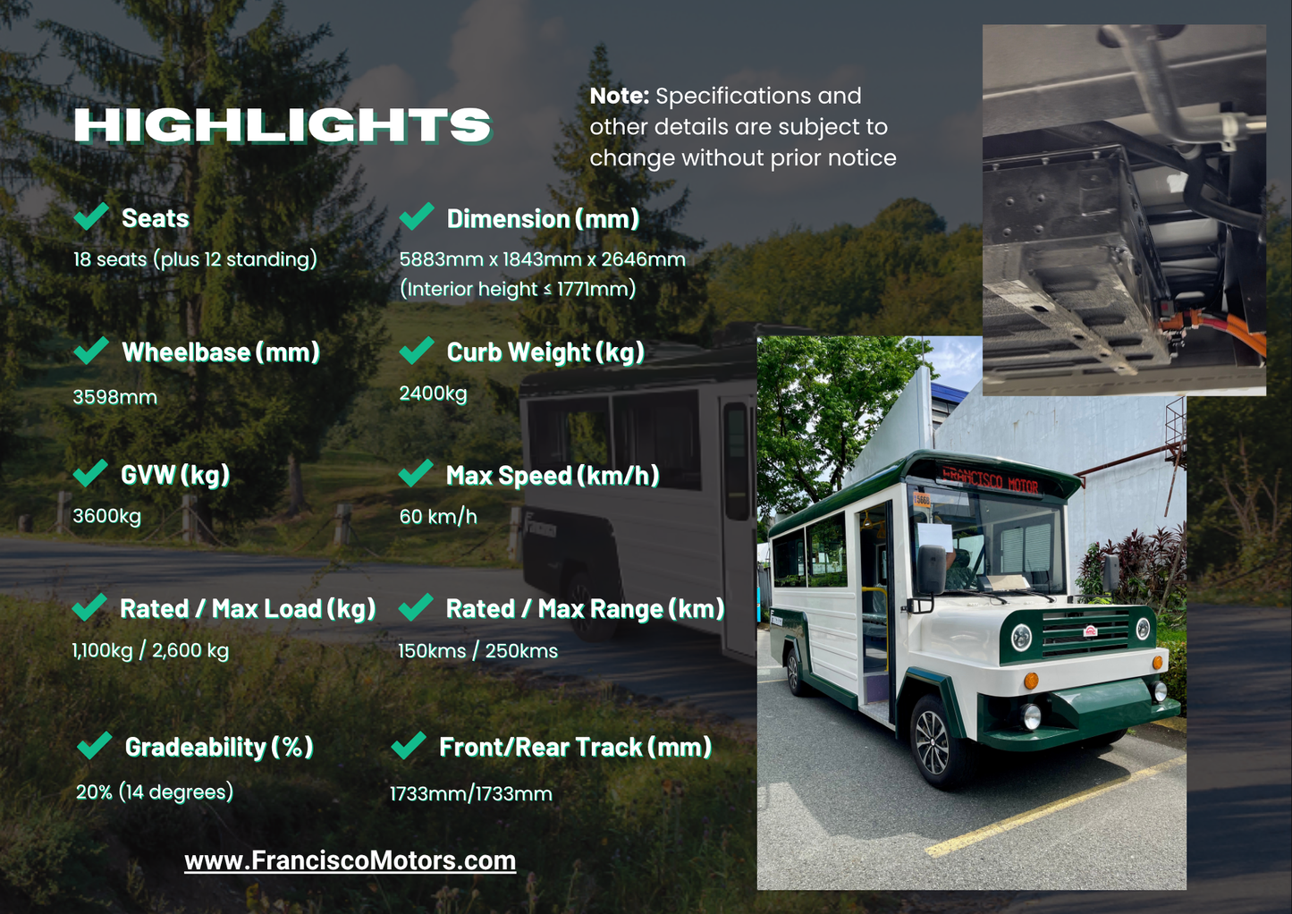 Francisco PINOY Transporter